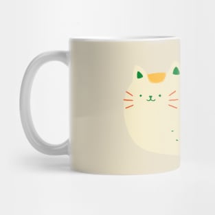 Orange-Spotted Cat Loaf Mug